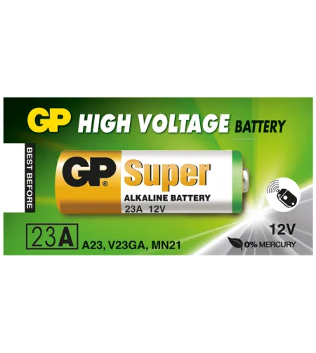 GP Super A23 / V23GA / MN21/ 23A 12V 55mAh šarminė baterija