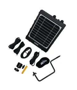 Burrel saulės baterija su interguota vidine baterija