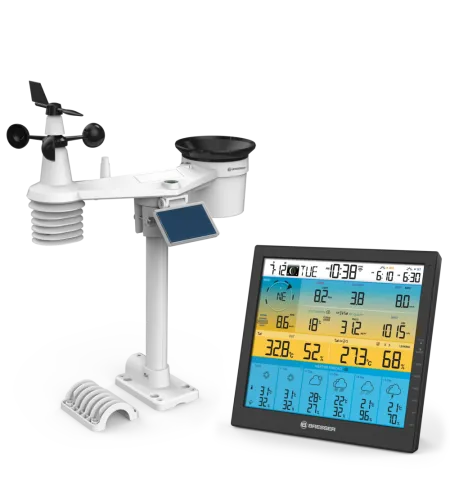 BRESSER 7-в-1 6 дней 4CAST PRO SF WIFI солнечный погодный центр 7-в-1