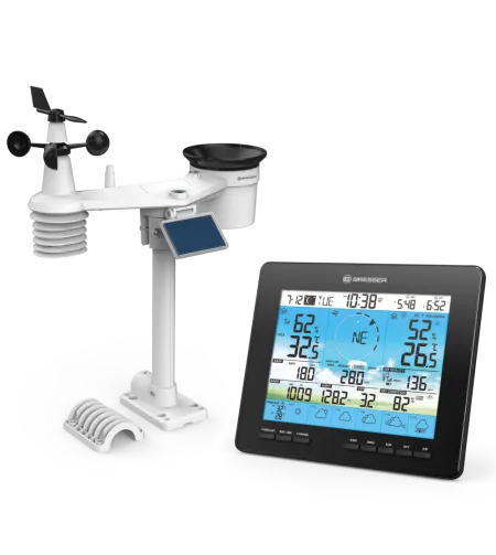 BRESSER 7-в-1 солнечный 6-дневный погодный центр 4CAST PRO Wi-Fi