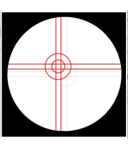 Окуляр с подсветкой, Omegon Plössl 9 мм