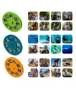 FREEK VONK x BRESSER vaikiškas projektorius su lipdukais