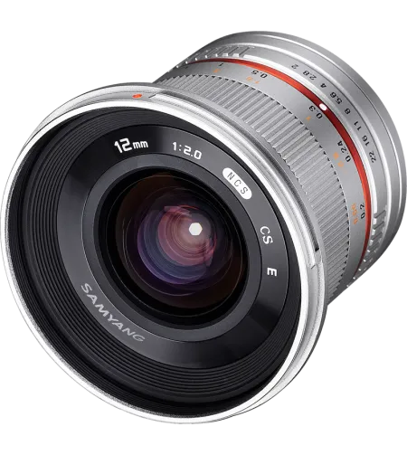 Samyang 12mm f/2.0 NCS CS Fuji X (Silver)