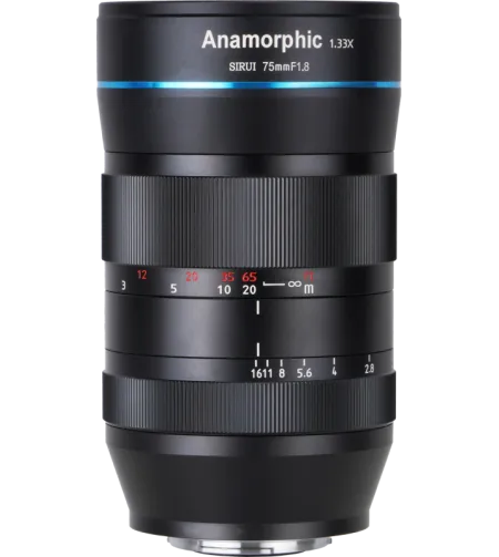 Sirui Anamorphic Lens 1,33x 75mm f/1.8 X Mount