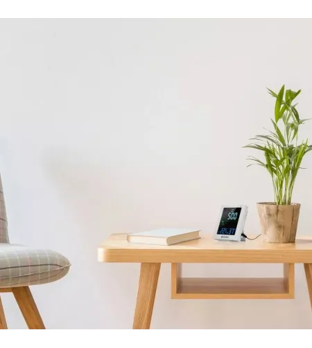 BRESSER CO² Air Quality Monitor Smile white