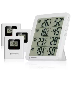 BRESSER Quadro NV Thermo-Hygrometer white