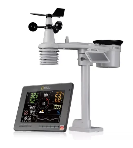 NATIONAL GEOGRAPHIC Умная метеостанция Tuya с датчиком 7-в-1