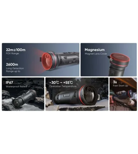 Terminis monokuliaras HIKMICRO FALCON FQ50L 2.0