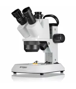 BRESSER Analyth STR Trino 10x–40x krintančios ir praleidžiamos šviesos trinokulinis stereo