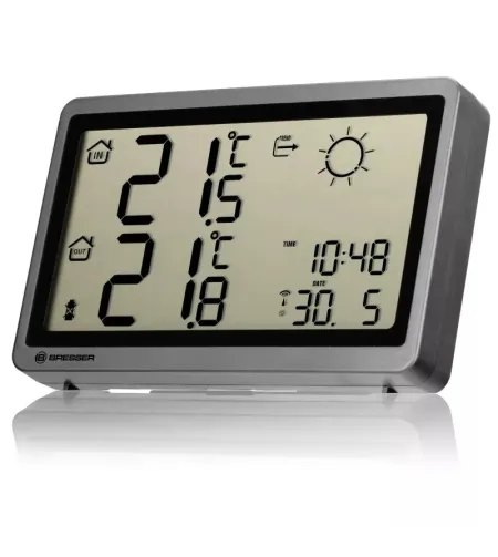 BRESSER Домашняя метеостанция MeteoTemp HZ антрацит