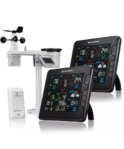 BRESSER Professional 7-в-1 Wi-Fi метеостанция с дополнительной базовой станцией