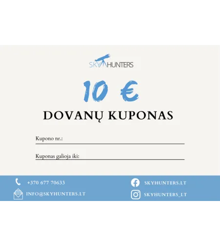 Dovanų kuponas - 10 eurų