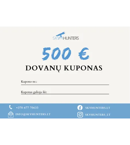 Gift card - 500 Euro
