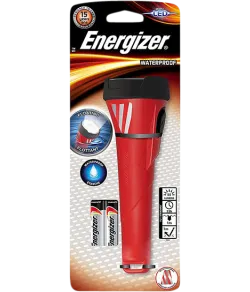 Energizer Waterproof Flashlight ENR 2AA Led W/O Ba