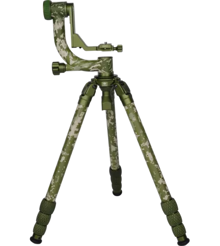 Sirui Carbon Tripod + Gimbal Head kit CT-3204 +CH20 Camoflage