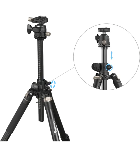 SmallRig 4288 Tripod with Lateral Center Column CT200