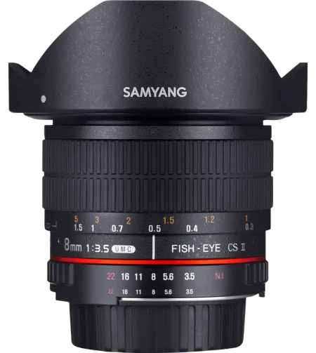 Samyang 8mm f/3.5 UMC Fish-Eye CS II Canon EF