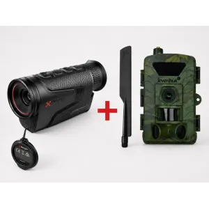 Nocpix Lumi P13 terminio vaizdo kamera + Levenhuk Trap LTE10 tako kamera