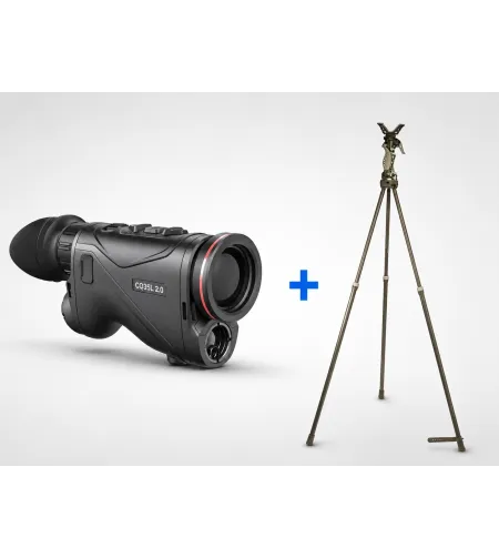 Terminė kamera HIKMICRO CONDOR CQ35L 2.0 su atstumo ieškikliu+Primos Trigger Stick Gen III