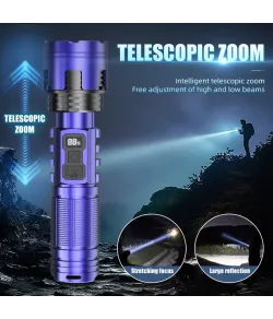 Super Bright Tactical LED Rechargeable Flashlight